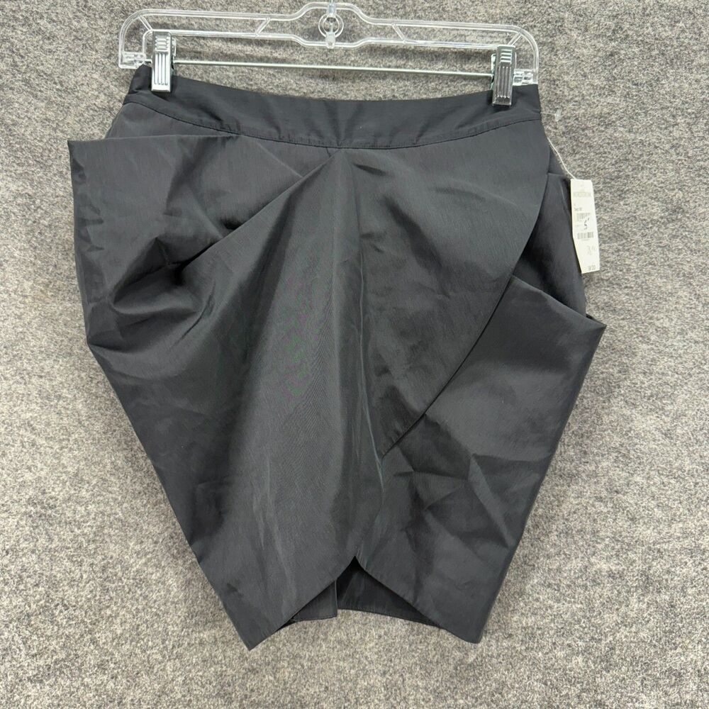 New Leith Skirt Women 4 Black Pencil Midi Zipper Lined Mid Rise Lined Casual